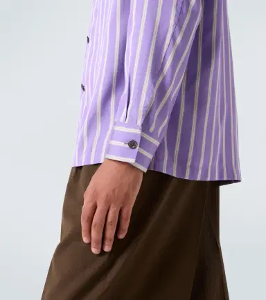 Tom Ford Striped silk jacquard shirt | Thumbnail 7 Tom Ford Striped silk jacquard shirt | Thumbnail 7