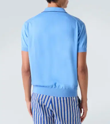 Tom Ford Cotton and silk polo shirt | Thumbnail 2 Tom Ford Cotton and silk polo shirt | Thumbnail 2