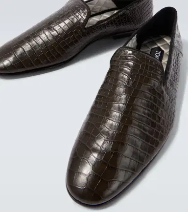 Tom Ford Steven croc-effect leather loafers | Thumbnail 5