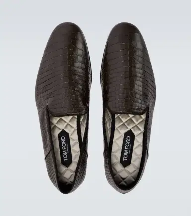 Tom Ford Steven croc-effect leather loafers | Thumbnail 6