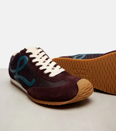 Loewe Ballet Runner 2.0 suede-trimmed sneakers | Thumbnail 4