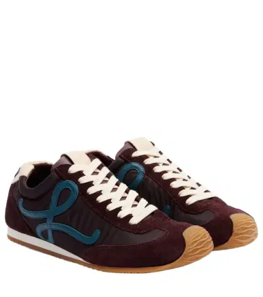 Loewe Ballet Runner 2.0 suede-trimmed sneakers | Thumbnail 1