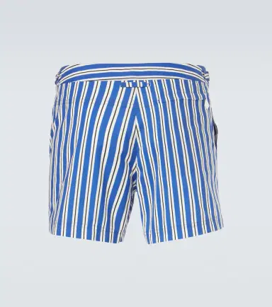 Tom Ford Striped poplin swim trunks | Thumbnail 2 Tom Ford Striped poplin swim trunks | Thumbnail 2