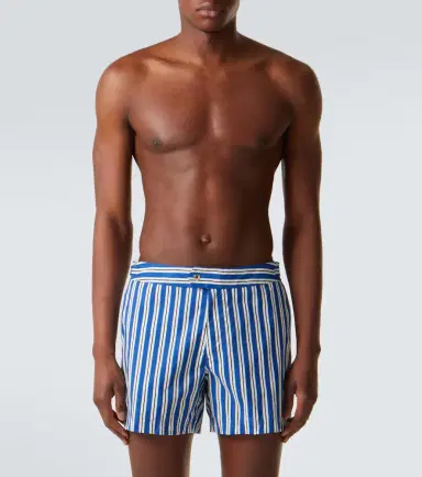 Tom Ford Striped poplin swim trunks | Thumbnail 3 Tom Ford Striped poplin swim trunks | Thumbnail 3