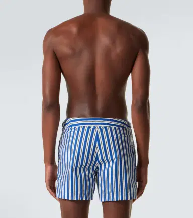 Tom Ford Striped poplin swim trunks | Thumbnail 4 Tom Ford Striped poplin swim trunks | Thumbnail 4