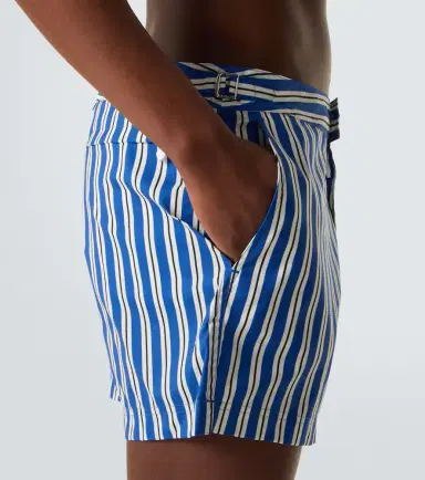 Tom Ford Striped poplin swim trunks | Thumbnail 5 Tom Ford Striped poplin swim trunks | Thumbnail 5