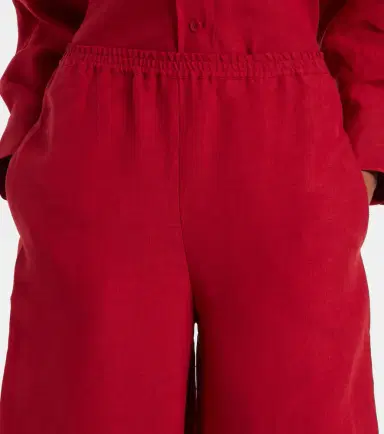 Eres Select linen wide-leg pants | Thumbnail 3 Eres Select linen wide-leg pants | Thumbnail 3
