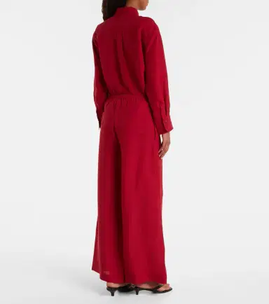 Eres Select linen wide-leg pants | Thumbnail 4 Eres Select linen wide-leg pants | Thumbnail 4