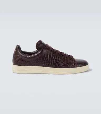 Tom Ford Warwick croc-effect leather sneakers | Thumbnail 3 Tom Ford Warwick croc-effect leather sneakers | Thumbnail 3