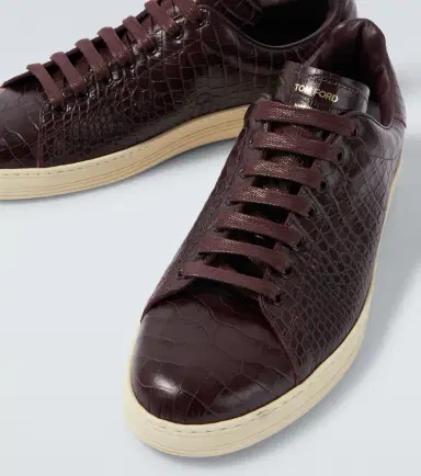 Tom Ford Warwick croc-effect leather sneakers | Thumbnail 6 Tom Ford Warwick croc-effect leather sneakers | Thumbnail 6