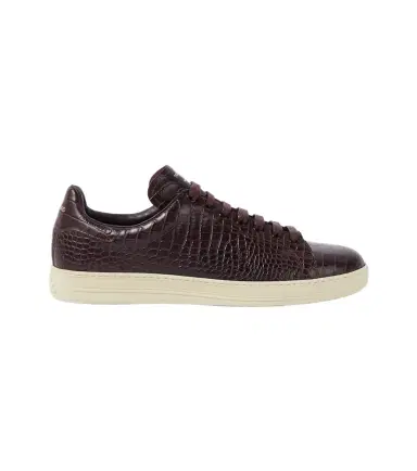 Tom Ford Warwick croc-effect leather sneakers | Thumbnail 1 Tom Ford Warwick croc-effect leather sneakers | Thumbnail 1