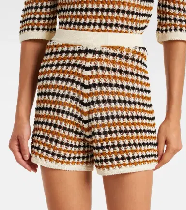 Eres Disco open-knit cotton-blend shorts | Thumbnail 4