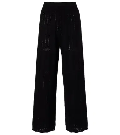 Eres Alliage pointelle wool and cashmere wide-leg pants | Thumbnail 1 Eres Alliage pointelle wool and cashmere wide-leg pants | Thumbnail 1