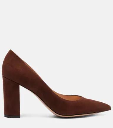 Gianvito Rossi Piper 85 suede pumps | Thumbnail 4