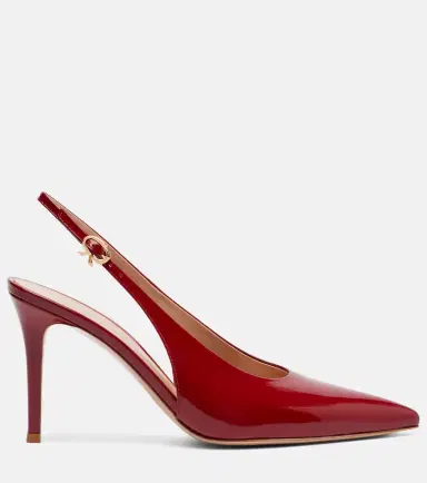 Gianvito Rossi Robbie 85 patent leather slingback pumps | Thumbnail 4 Gianvito Rossi Robbie 85 patent leather slingback pumps | Thumbnail 4