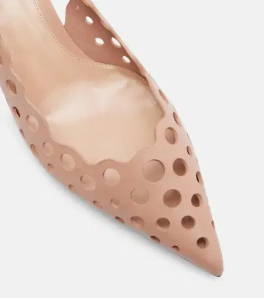 Gianvito Rossi 55 leather slingback pumps | Thumbnail 4