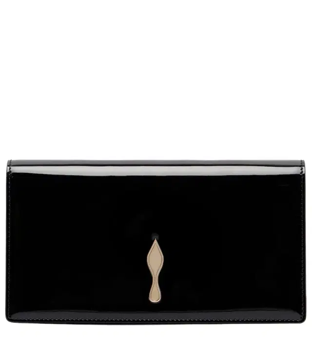 Christian Louboutin Bettina Small patent leather clutch