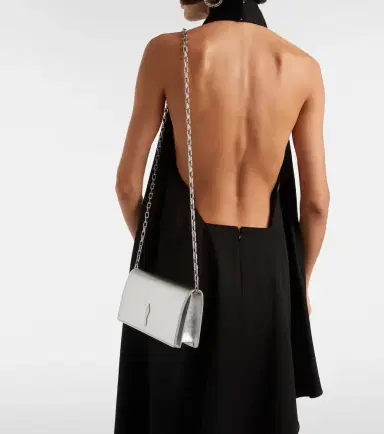 Christian Louboutin Bettina metallic leather clutch | Thumbnail 5