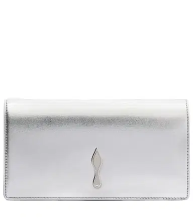 Christian Louboutin Bettina metallic leather clutch | Thumbnail 1