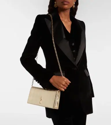 Christian Louboutin Bettina metallic leather clutch | Thumbnail 4 Christian Louboutin Bettina metallic leather clutch | Thumbnail 4