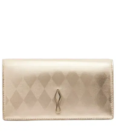 Christian Louboutin Bettina metallic leather clutch | Thumbnail 1 Christian Louboutin Bettina metallic leather clutch | Thumbnail 1