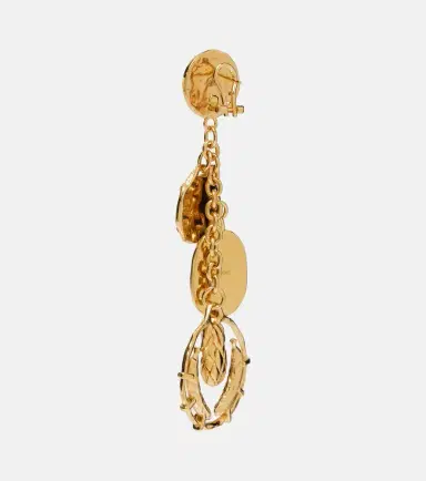 Chloé Chloé Chloé Medals embellished drop earrings | Thumbnail 4