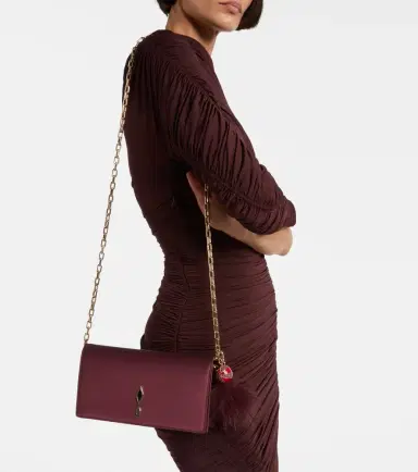 Christian Louboutin Bettina crêpe satin clutch | Thumbnail 4