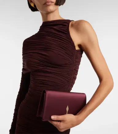 Christian Louboutin Bettina crêpe satin clutch | Thumbnail 6