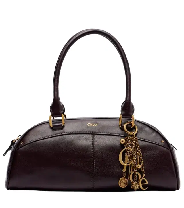 Chloe Chloé Embellished leather top-handle bag