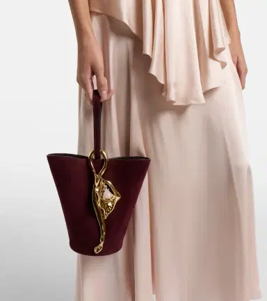 Chloé Chloé Eden Treasures Small suede bucket bag | Thumbnail 5 Chloé Chloé Eden Treasures Small suede bucket bag | Thumbnail 5