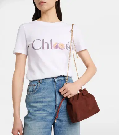 Chloé Chloé Chloé Icons Small suede bucket bag | Thumbnail 5