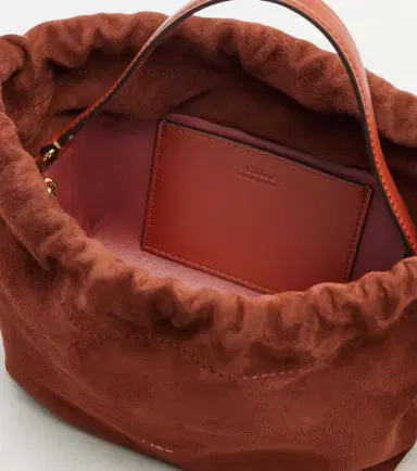 Chloé Chloé Chloé Icons Small suede bucket bag | Thumbnail 7