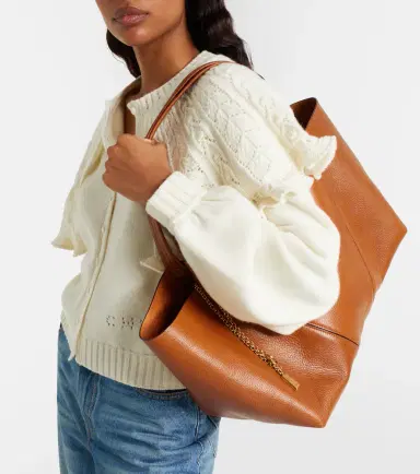 Chloé Chloé Chloé Spin East-West leather tote bag | Thumbnail 7 Chloé Chloé Chloé Spin East-West leather tote bag | Thumbnail 7