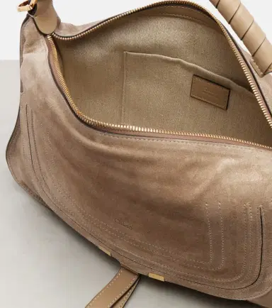 Chloé Chloé Marcie Small suede shoulder bag | Thumbnail 2