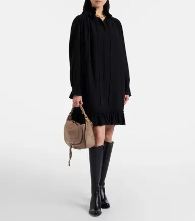 Chloé Chloé Marcie Small suede shoulder bag | Thumbnail 7