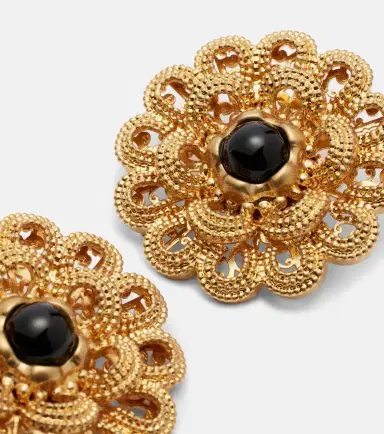 Chloé Chloé Chloé Feather embellished earrings | Thumbnail 3