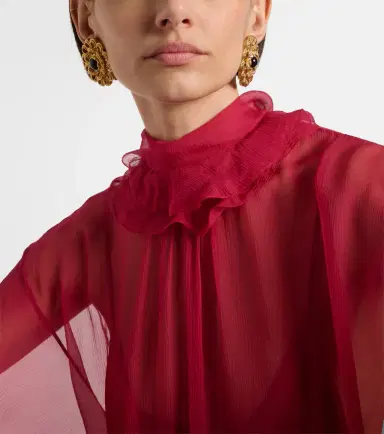 Chloé Chloé Chloé Feather embellished earrings | Thumbnail 5