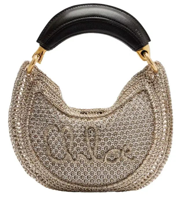 Chloé Summer Banana Mini crochet shoulder bag