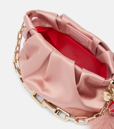 Christian Louboutin Eva Small crêpe satin clutch | Thumbnail 2 Christian Louboutin Eva Small crêpe satin clutch | Thumbnail 2