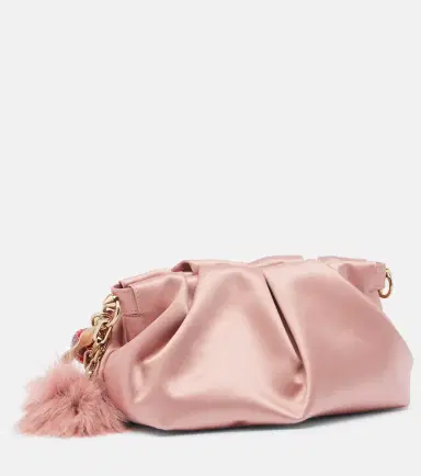 Christian Louboutin Eva Small crêpe satin clutch | Thumbnail 3 Christian Louboutin Eva Small crêpe satin clutch | Thumbnail 3