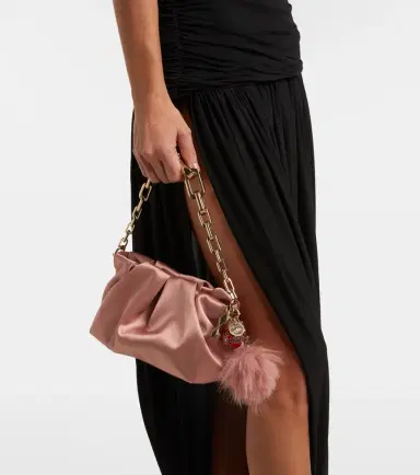 Christian Louboutin Eva Small crêpe satin clutch | Thumbnail 4 Christian Louboutin Eva Small crêpe satin clutch | Thumbnail 4