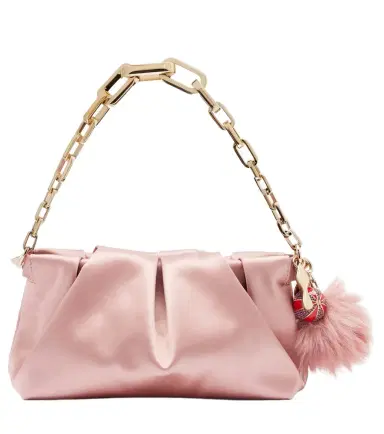 Christian Louboutin Eva Small crêpe satin clutch | Thumbnail 1 Christian Louboutin Eva Small crêpe satin clutch | Thumbnail 1
