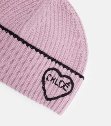 Chloé Chloé Chloé Encaur wool and cashmere beanie | Thumbnail 3
