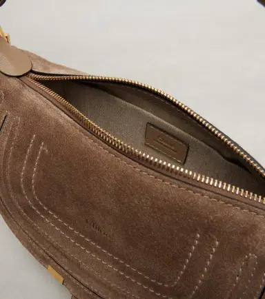Chloé Chloé Marcie Mini suede shoulder bag | Thumbnail 3 Chloé Chloé Marcie Mini suede shoulder bag | Thumbnail 3