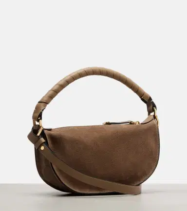 Chloé Chloé Marcie Mini suede shoulder bag | Thumbnail 4 Chloé Chloé Marcie Mini suede shoulder bag | Thumbnail 4