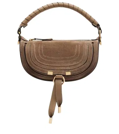 Chloé Chloé Marcie Mini suede shoulder bag | Thumbnail 1 Chloé Chloé Marcie Mini suede shoulder bag | Thumbnail 1
