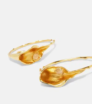 Chloé Chloé Embellished hoop earrings | Thumbnail 4