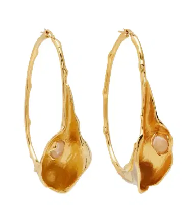 Chloé Chloé Embellished hoop earrings | Thumbnail 1
