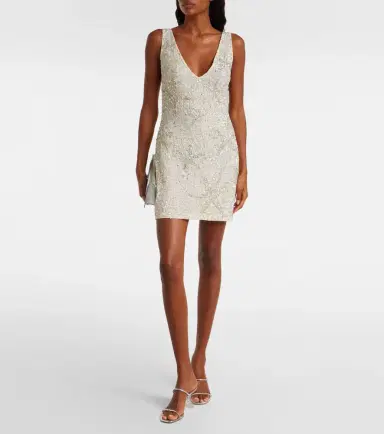 Rixo Christabel embellished minidress | Thumbnail 2