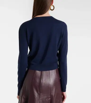 Carolina Herrera Cropped wool cardigan | Thumbnail 6